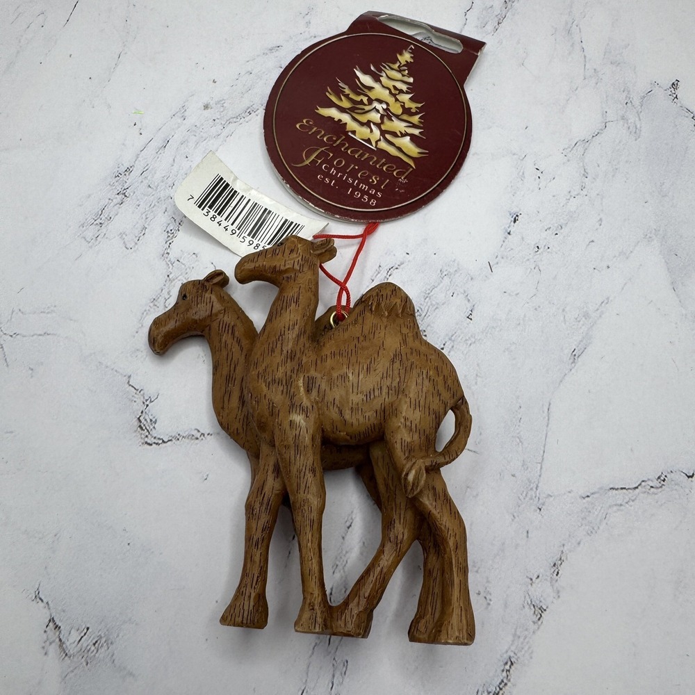 NEW 2004 Enchanted Forest Two Camel Christmas Ornament
